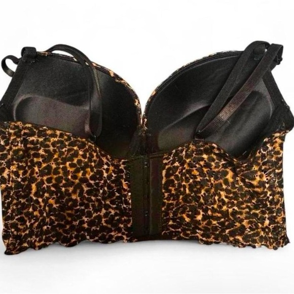 & Other Stories Leopard Print Crop Top - Picture 2 of 3